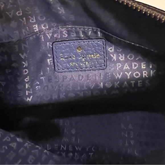 Kate Spade♠️ Wellesley Hanna Blue Leather Crossbody Bag NWOT - Picture 5 of 5